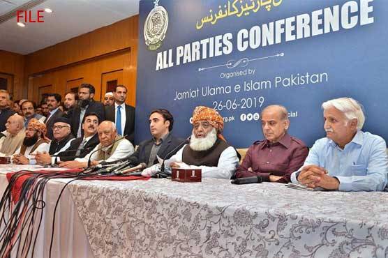 All Parties Conference rescheduled to Feb 9