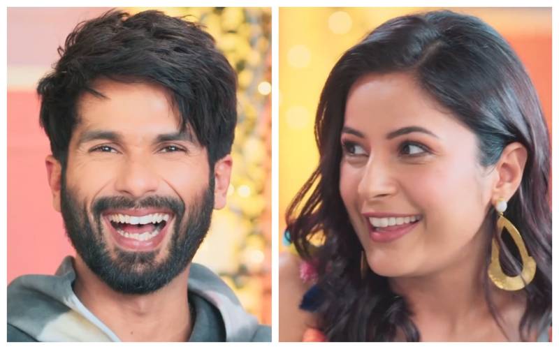 Shehnaaz Gill, Shahid Kapoor share fun moment during chat show