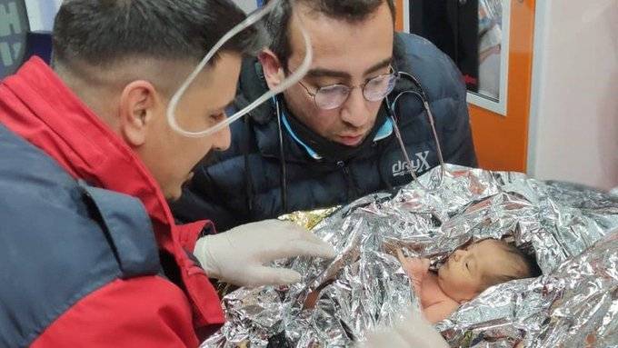 Woman, her new-born rescued alive from rubble after 90 hours of Turkiye earthquake