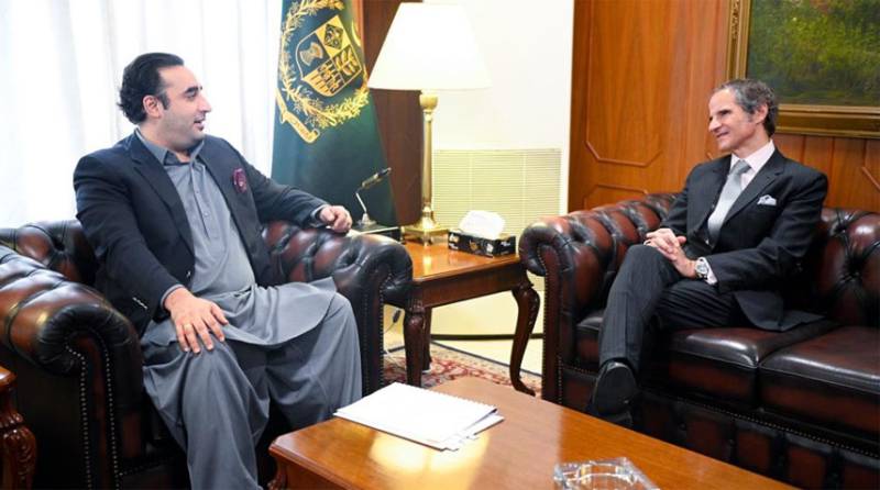 UN nuclear chief meets FM Bilawal Bhutto during Pakistan visit