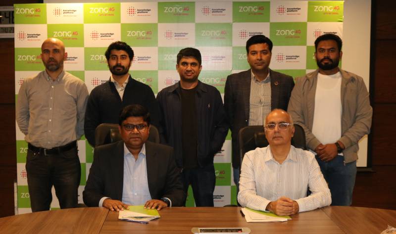 Zong 4G partners with Knowledge Platform to offer a better Learning Management System