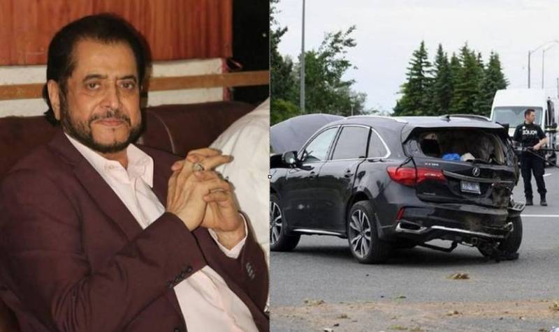 Legend Pakistani actor Shahid meets with road accident in Canada (VIDEO)