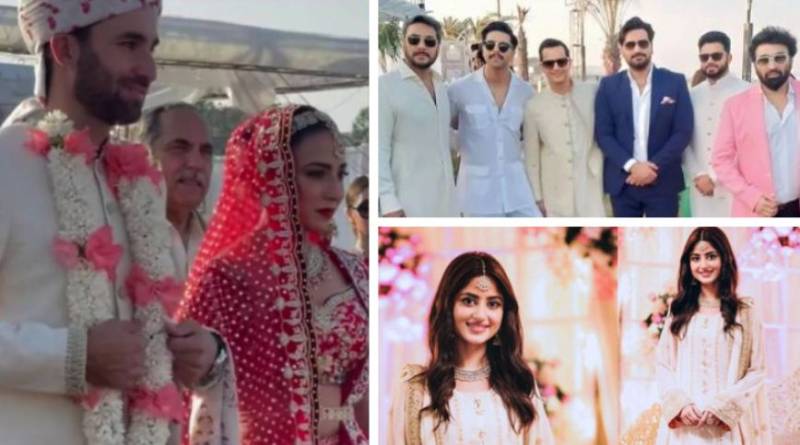From Sajal Aly to Fahad Mustafa, top Pakistani celebs grace Ushna Shah’s wedding