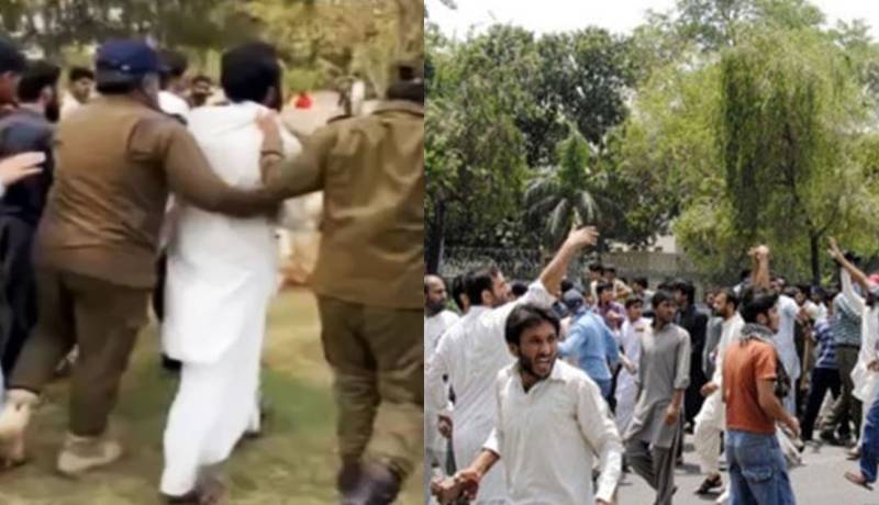 After QAU, clashes erupt between students groups at Punjab University