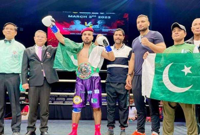 Pakistan’s Shahir Afridi wins World Boxing Council Asia Middleweight title