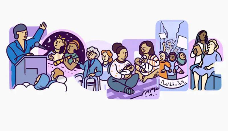 Google marks International Women’s Day with mutual support theme doodle
