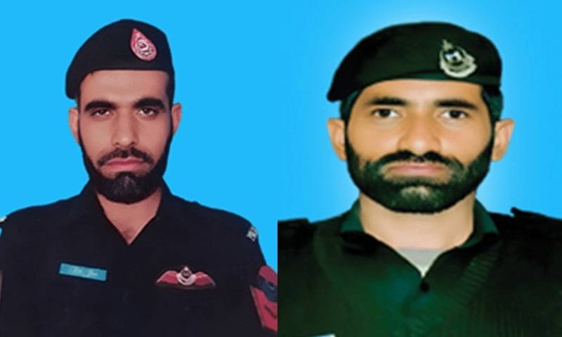 Two policemen guarding census teams martyred in separate attacks in KP