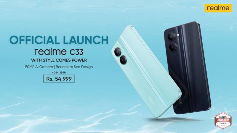 realme C33 launched in Pakistan, price, camera, features
