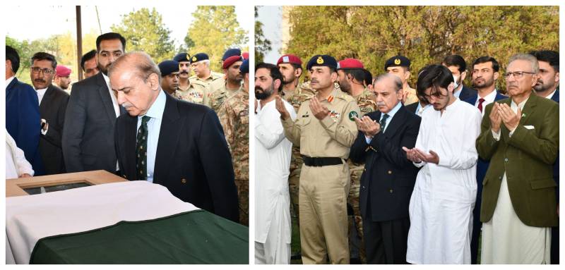 Civil-military leadership attends funeral prayers of ISI brigadier martyred in Waziristan
