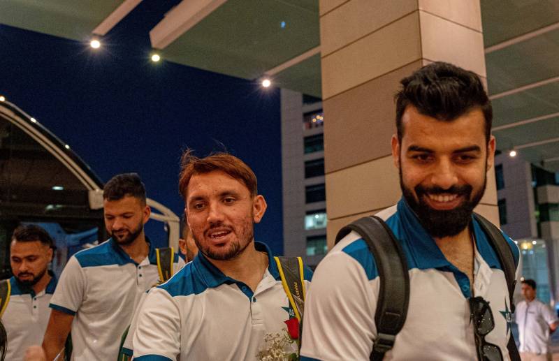 Pakistan team arrive in UAE for three-match T20I series against Afghanistan