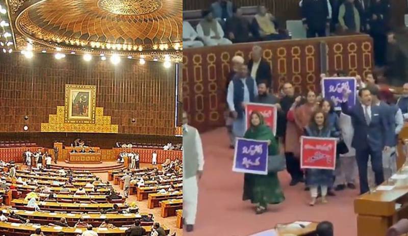 PTI finally returns to Parliament to mark protest against delay in elections