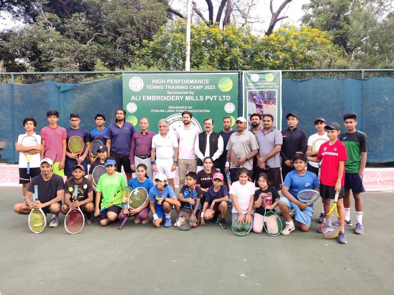 High Performance Tennis Training Camp 2023 inaugurated in Lahore