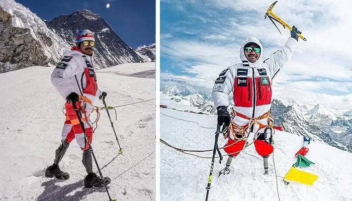 Nepalese man creates history as first double above-knee amputee to summit Mount Everest