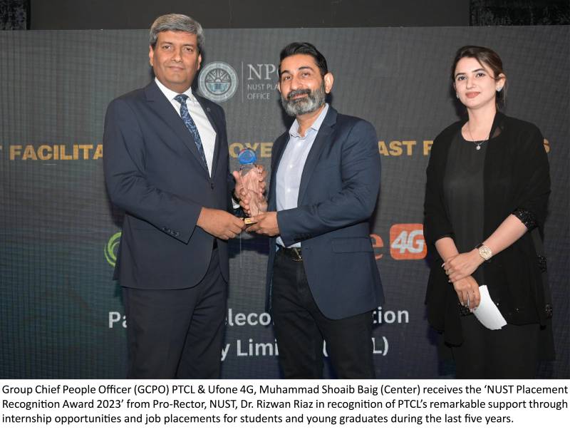 PTCL grabs NUST's 'Placement Recognition Awards 2023'