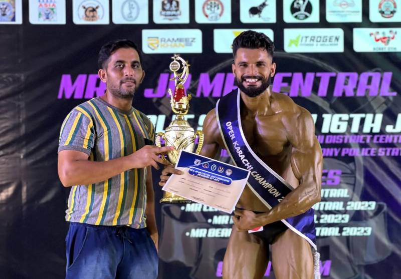 SSU Commando Ahmed Siddique wins three titles in bodybuilding competitions 