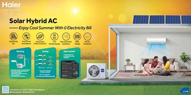 Haier revolutionizes cooling solutions with launch of Pakistan's first Solar Hybrid Air Conditioner