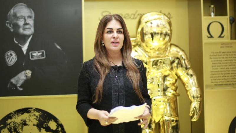 When will the first female astronaut hoist Pakistani flag in space?