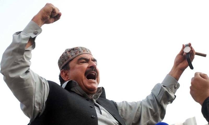 Sheikh Rashid arrested along with three other men