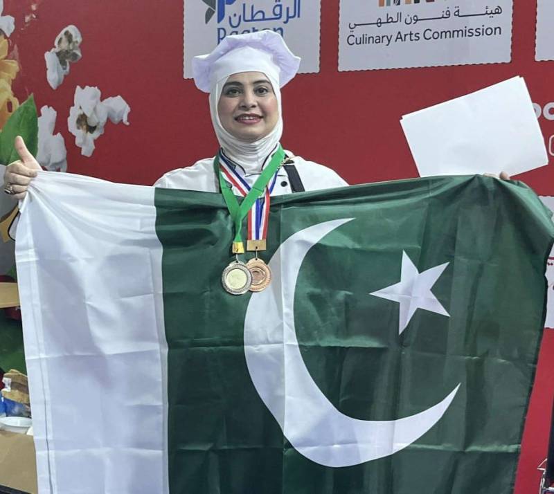 Pakistani chef wins big at Saudi Arabia Int'l Chef Competition 