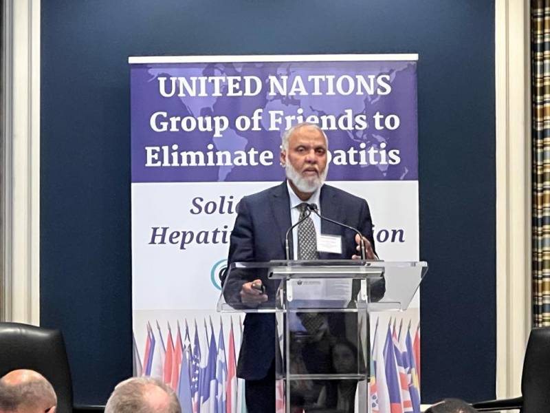 At UNGA, Dr Saeed Akhter stresses national program to end Hepatitis C from Pakistan by 2030