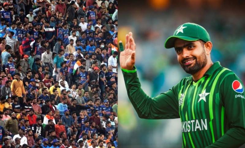 Indian fans root for Babar Azam and Team Pakistan during World Cup 2023