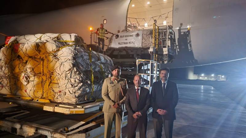 Special aircraft carrying aid from Pakistan for Gaza victims reaches Egypt