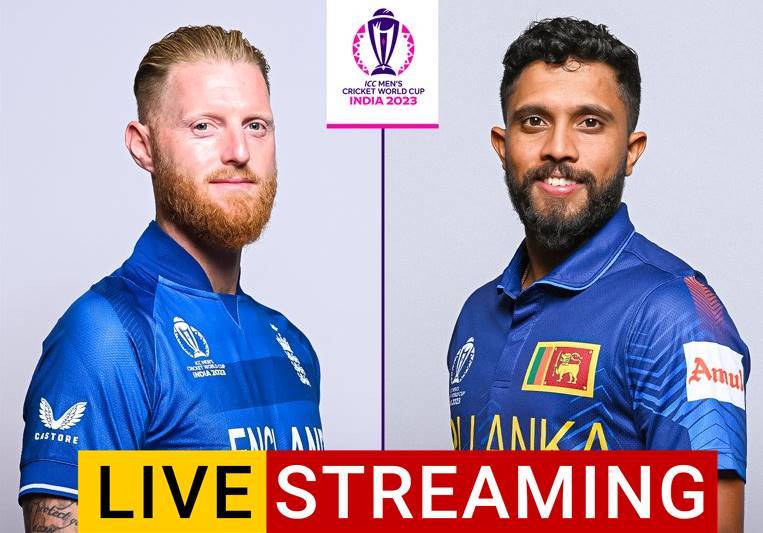 England vs Sri Lanka match free live streaming - World Cup 2023