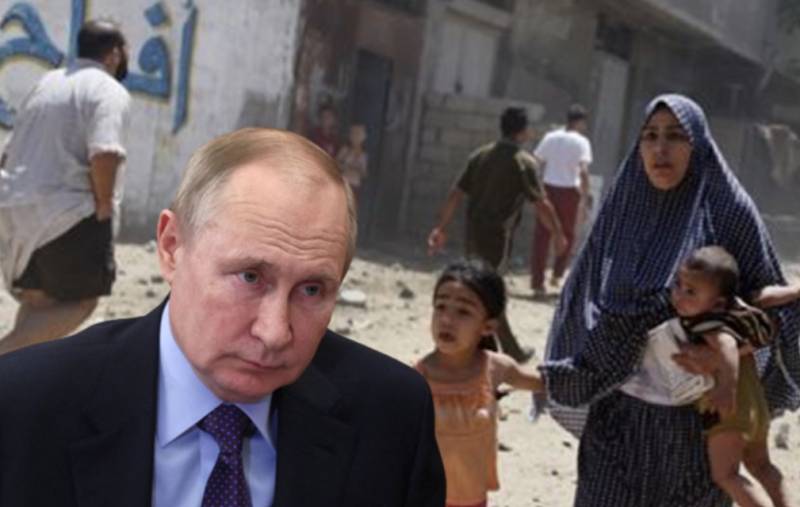 Putin says only those with 'heart of stone' can remain silent on tragedy with Palestinian children