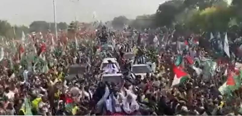 Islamabad’s Red Zone sealed as TLP leads ‘Storm Al-Aqsa Million March’ to capital