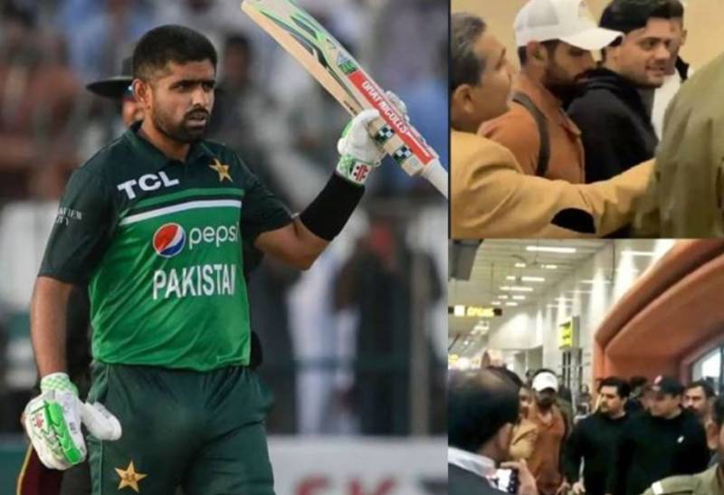 Babar Azam receives warm welcome at Lahore airport despite World Cup debacle