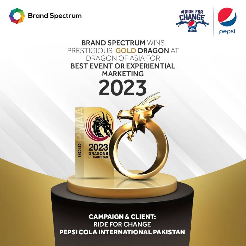 Brand Spectrum Wins 2023 Gold Dragon for Pepsi’s #RideForChange