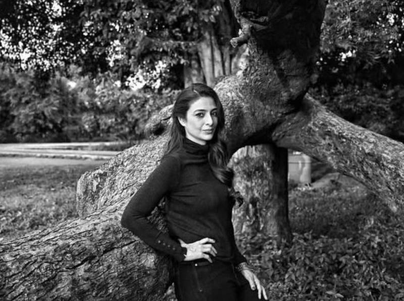 Which Pakistani artist is father of Bollywood actress Tabu?