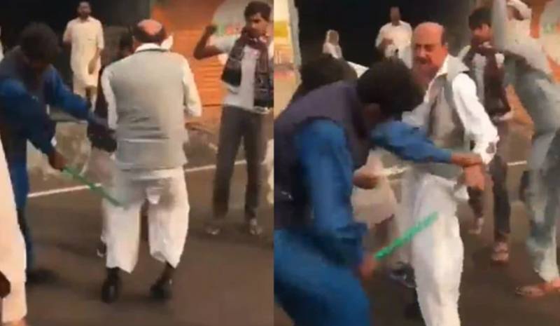 Video of torture on PML-N politician Mehr Afzal Bharwana in Jhang goes in viral