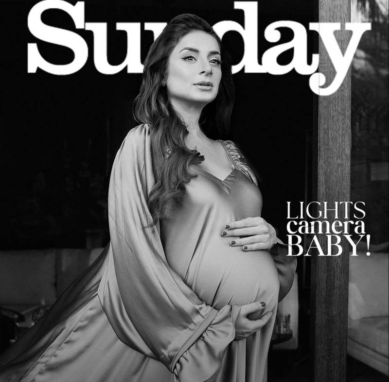 'Lights, Camera, Baby!’ Sarwat Gillani stuns in pregnancy photoshoot
