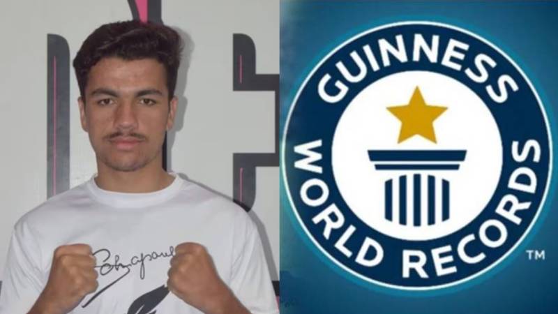 Pakistan’s Younas Mehsud sets new World Record with 265 single-arm punches in one minute