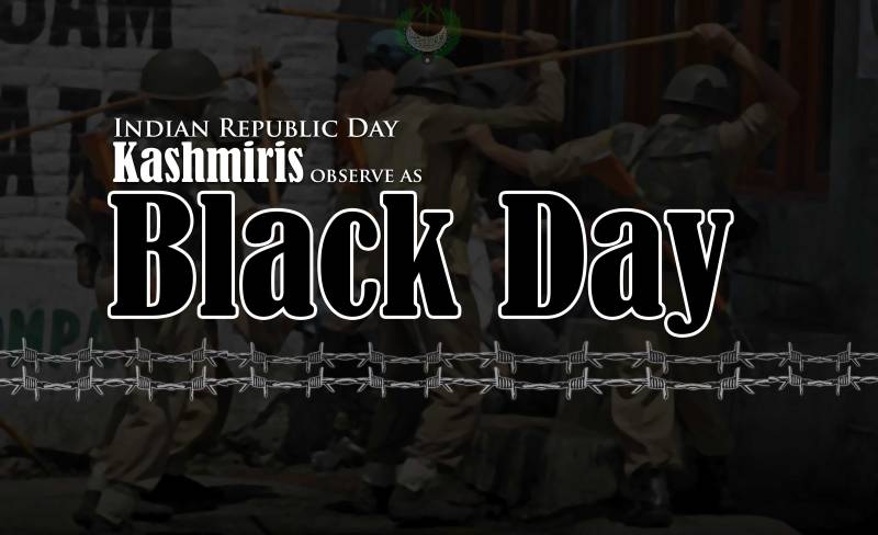 Kashmiris observing India's Republic Day as Black Day 