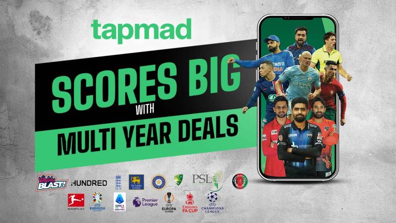 tapmad Scores Big: an ultimate destination for sports fans with multi-ear rights and diverse content lineup!