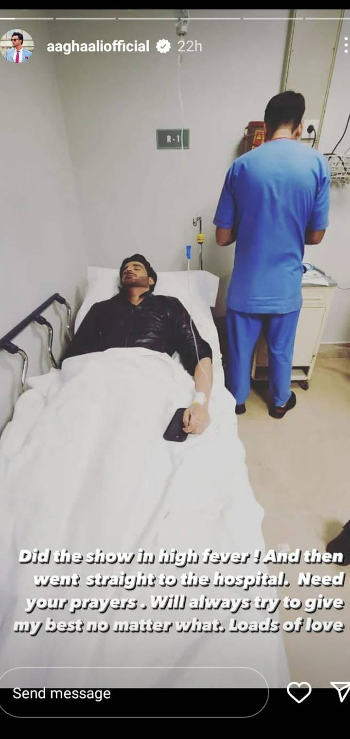 Aagha Ali shares his health update