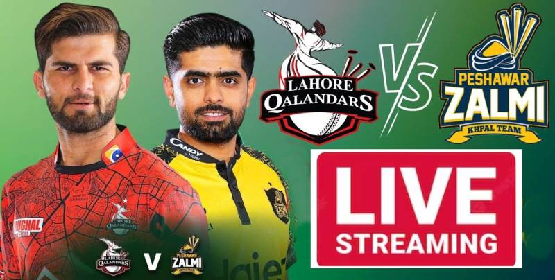 Lahore Qalandars vs Peshawar Zalmi PSL 9 Live Streaming