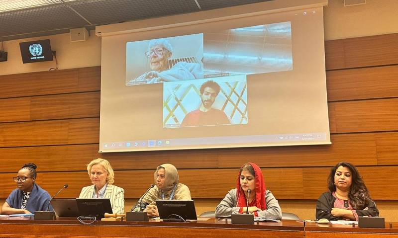 Rights activist Maria Iqbal Tarana highlights Kashmiri women's plight at UNHRC meeting