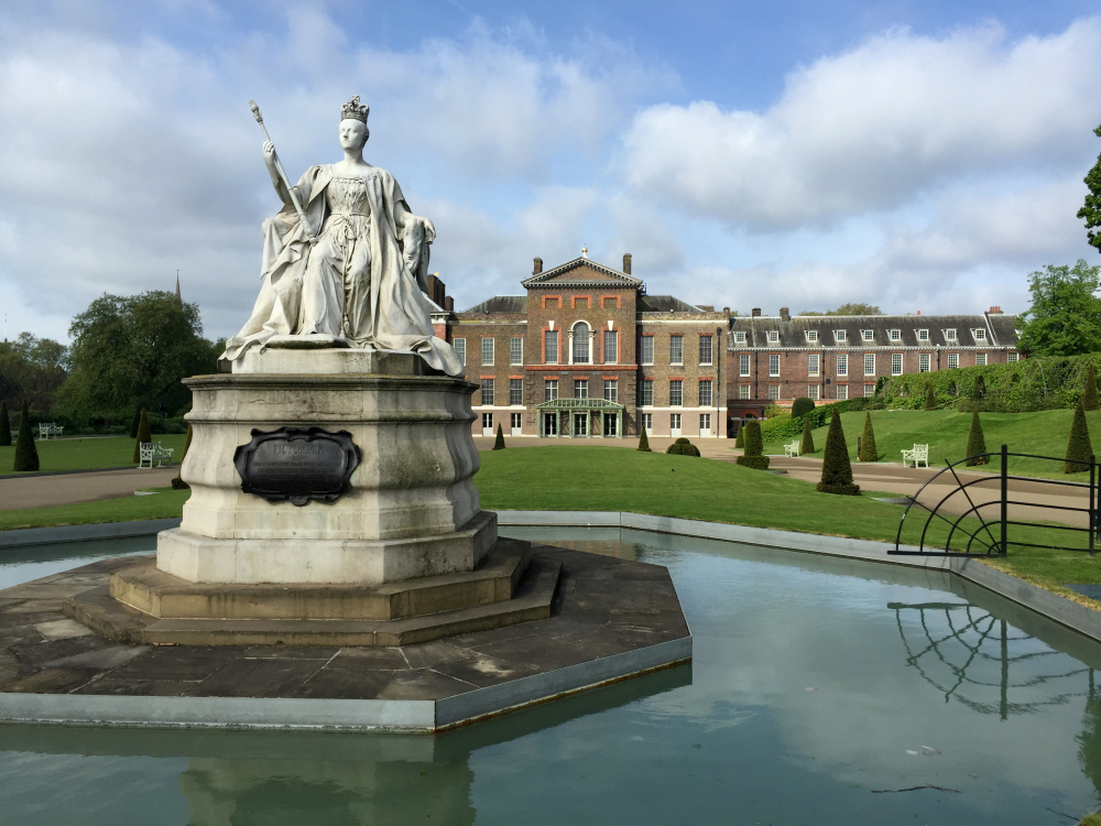 Kensington Palace, the home of Will and Kate, was my destination for a run through Hyde Park while in London. The first house of the palace was completed in 1605.