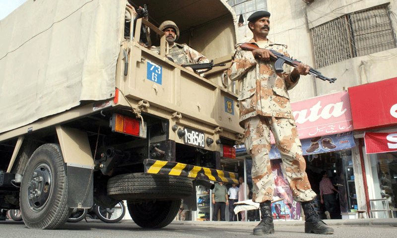 Sindh Rangers held 20 MQM workers