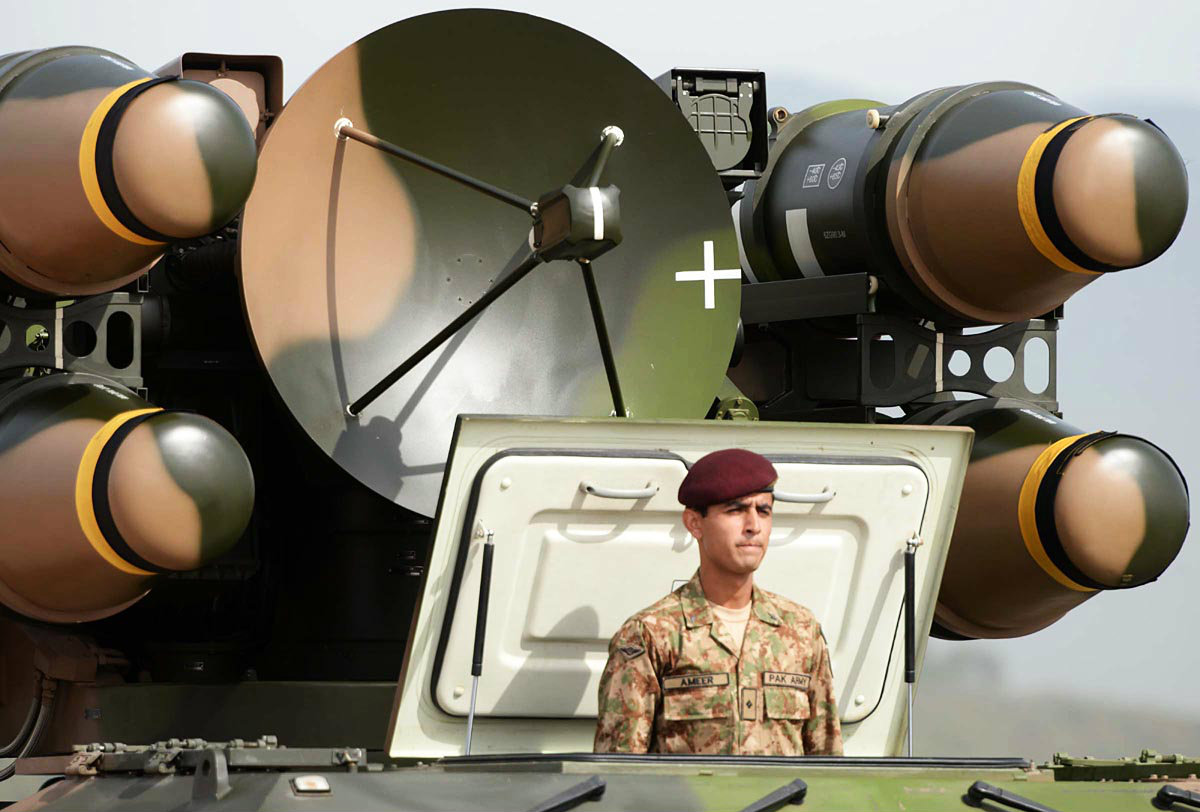 A surface-to-air missile system.–Online