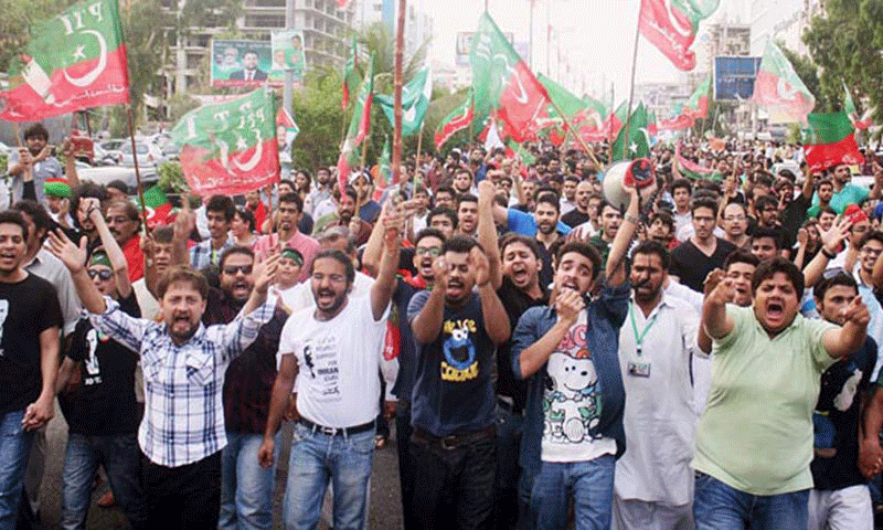 Brawl erupts between PTI, PML-N workers in Karachi