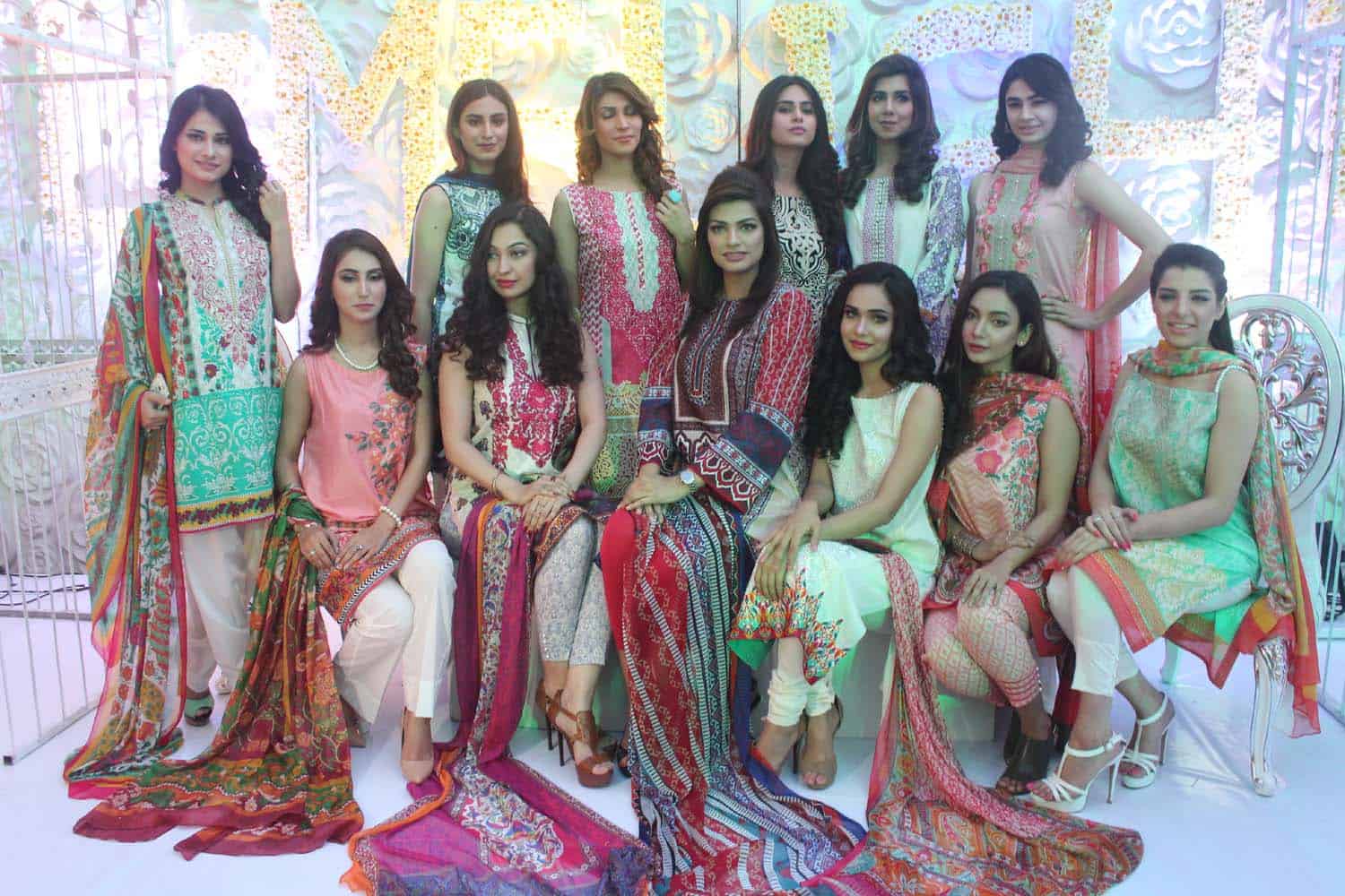 Limelight Spring In Pictures: Limelight spring summer Lawn Collection Launch