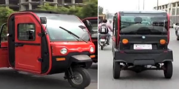 Electric-powered rickshaw with air-conditioning facility hits roads in ...