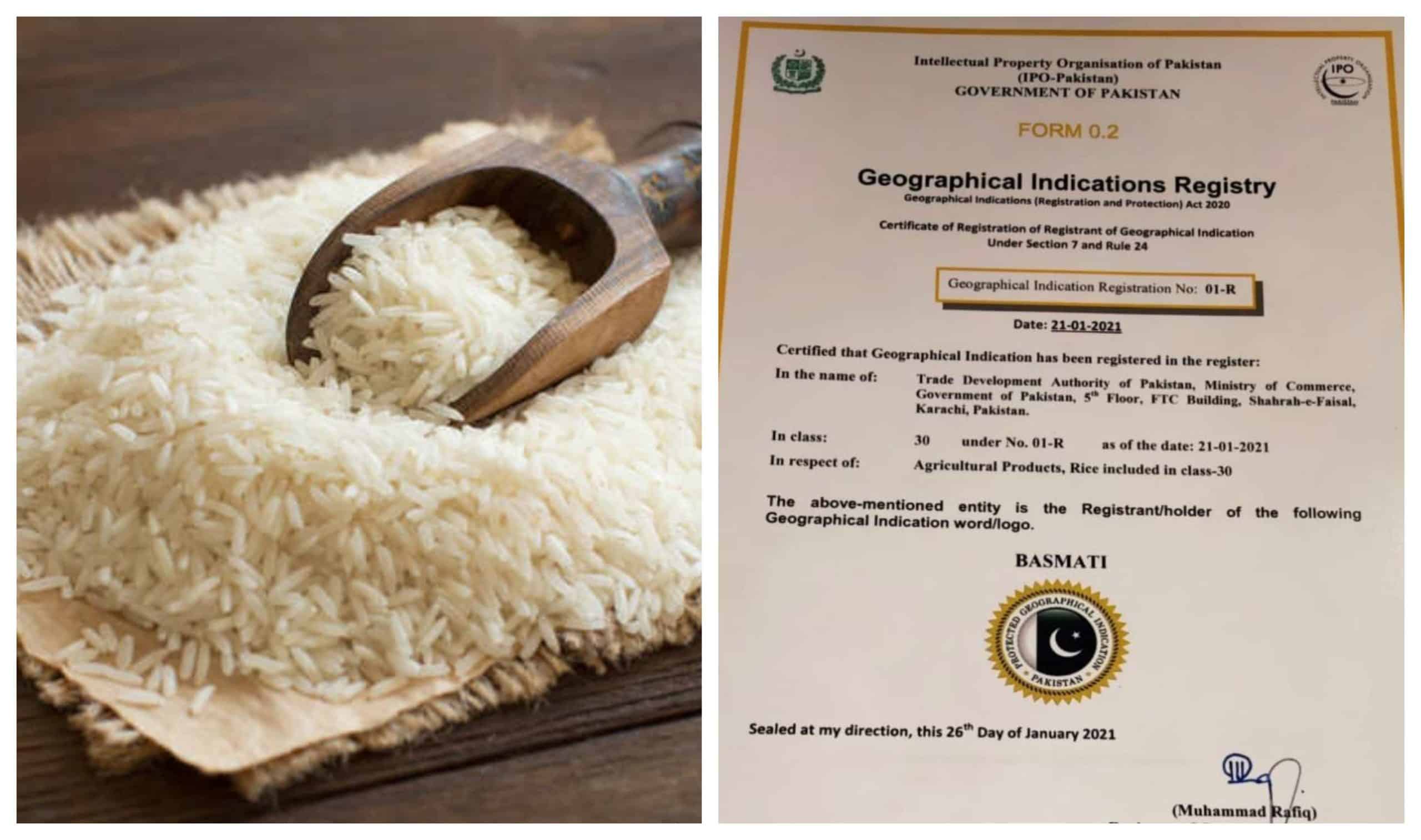 Long Rice Gi Tag Pakistan secures GI tag for its Basmati