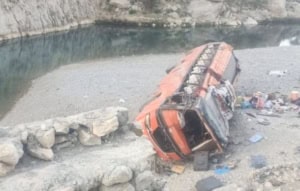 Bus Carrying Wedding Guests Plunges into River in Gilgit; Two Killed