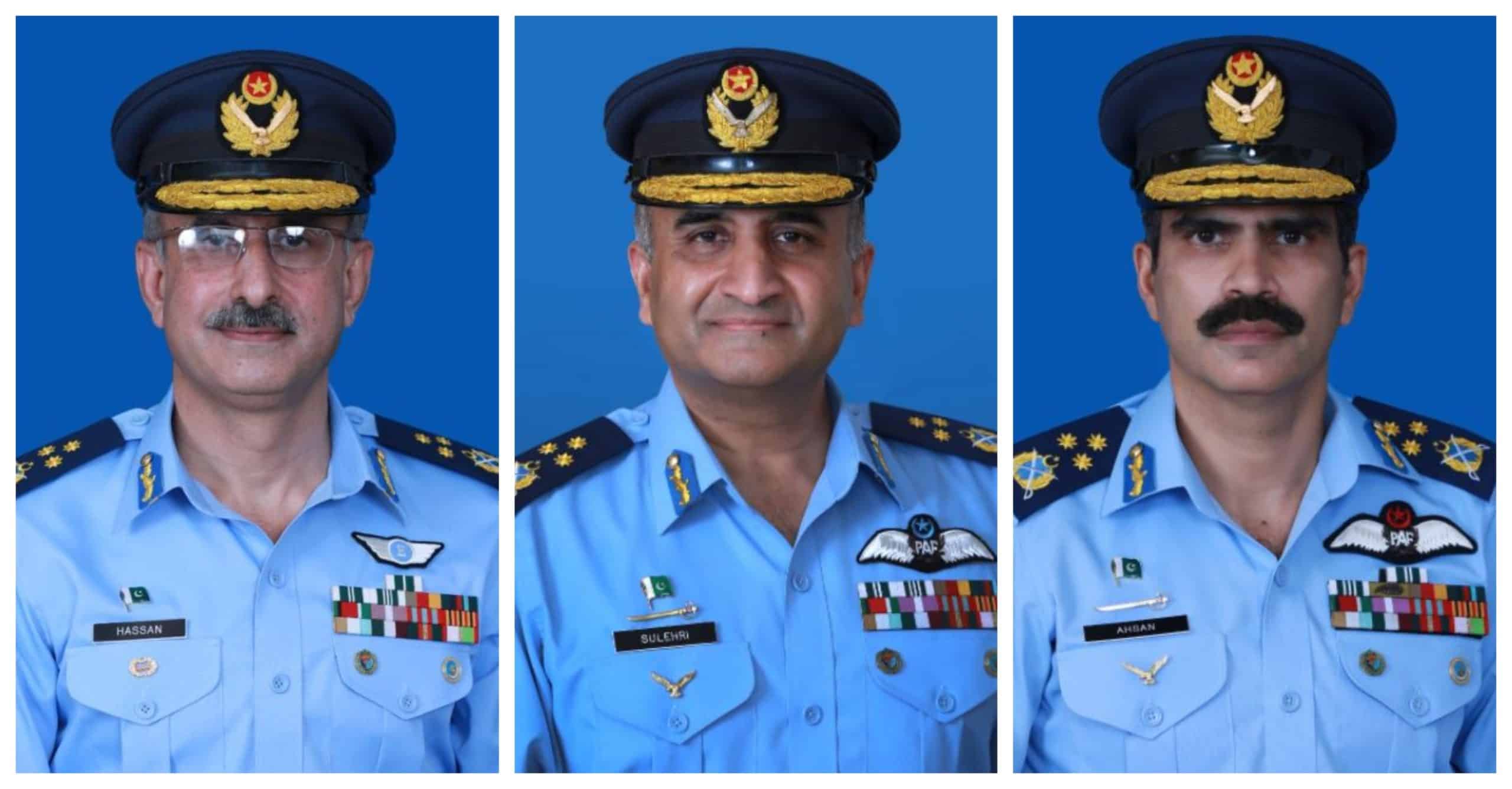 Paf Officer Ranks Three PAF officers promoted to rank of Air Marshal