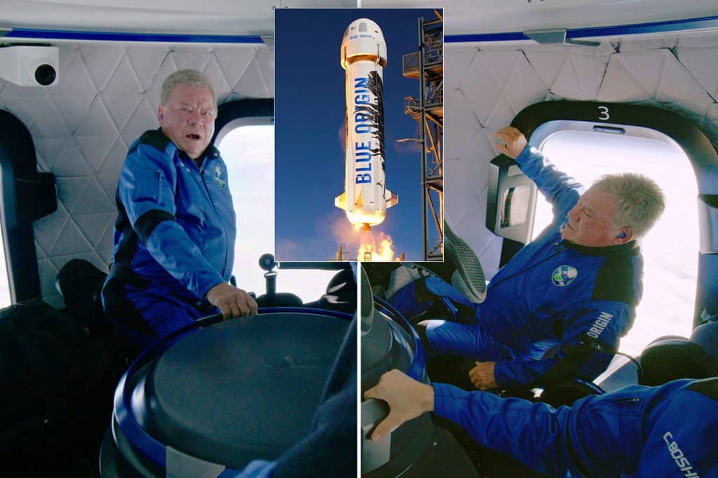 Star Trek’s William Shatner, 90, the oldest person to fly to space(02)